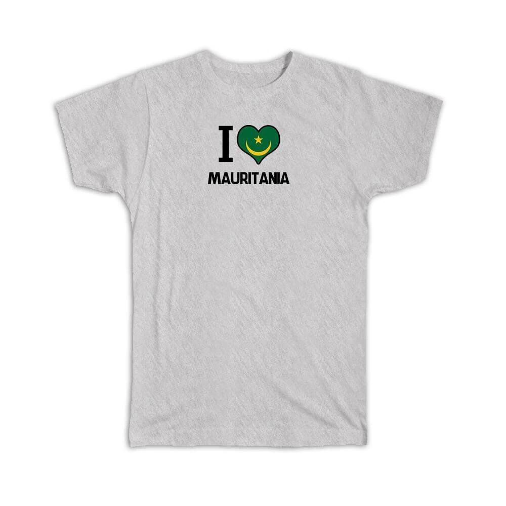 Gift T-Shirt : I Love Mauritania Flag Heart Country Crest Mauritanian Expat S
Gift T-Shirt : I Love Mauritania Flag Heart Country Crest Mauritanian Expat S