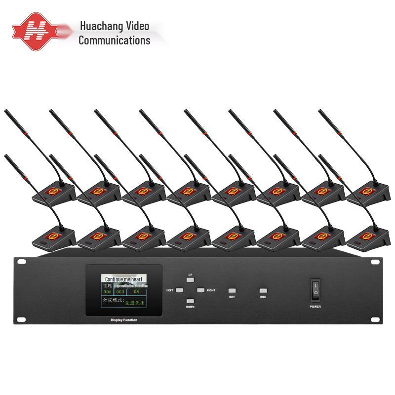 Huachang Vision 16-Channel Digital Conference System with Gooseneck Microphones (CN version)
Huachang Vision 16-Channel Digital Conference System with Gooseneck Microphones (CN version)