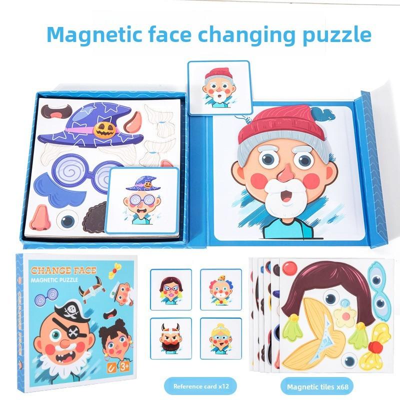 Magnetic Puzzle Toy For Kids With Dressup And Face Changing Features For Early Learning Boy
Magnetic Puzzle Toy For Kids With Dressup And Face Changing Features For Early Learning Boy