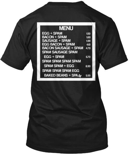 Spam Menu Tee T shirt Made in the USA Size S to 5XL XL
Spam Menu Tee T shirt Made in the USA Size S to 5XL XL