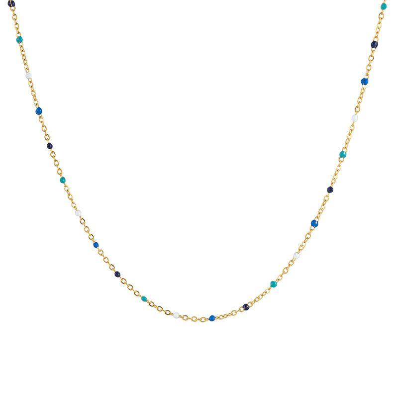 Hibao Xi Xiaobao European and American High-End Colorful Small Black Bead Necklace for Women, Niche Bean-Shaped Clavicle Chain Neck Chain Color 37+4+4cm
Hibao Xi Xiaobao European and American High-End Colorful Small Black Bead Necklace for Women, Niche Bean-Shaped Clavicle Chain Neck Chain Color 37+4+4cm