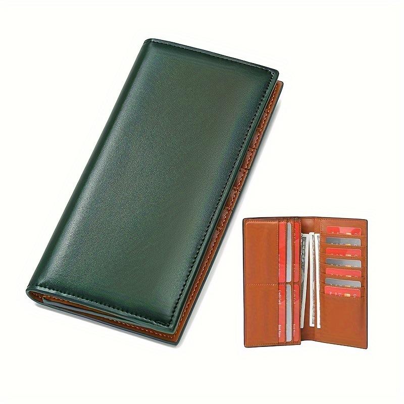 Leather Long Men s Wallet, Cowhide Multifunctional Women s Card Bag, Hand-held Bag темно-зеленого
Leather Long Men s Wallet, Cowhide Multifunctional Women s Card Bag, Hand-held Bag темно-зеленого