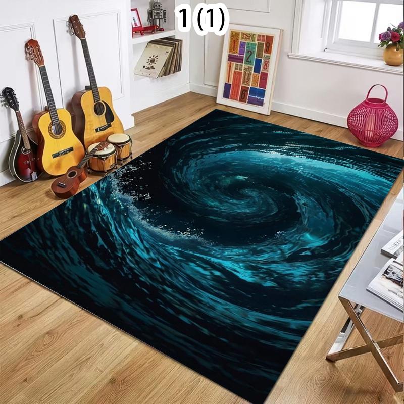 2D Ocean Vortex Area Rug Non-Slip Washable Floor Mat with Realistic Wave Print Cool Carpet for Living Room Bedroom Game Room 40x60cm
2D Ocean Vortex Area Rug Non-Slip Washable Floor Mat with Realistic Wave Print Cool Carpet for Living Room Bedroom Game Room 40x60cm
