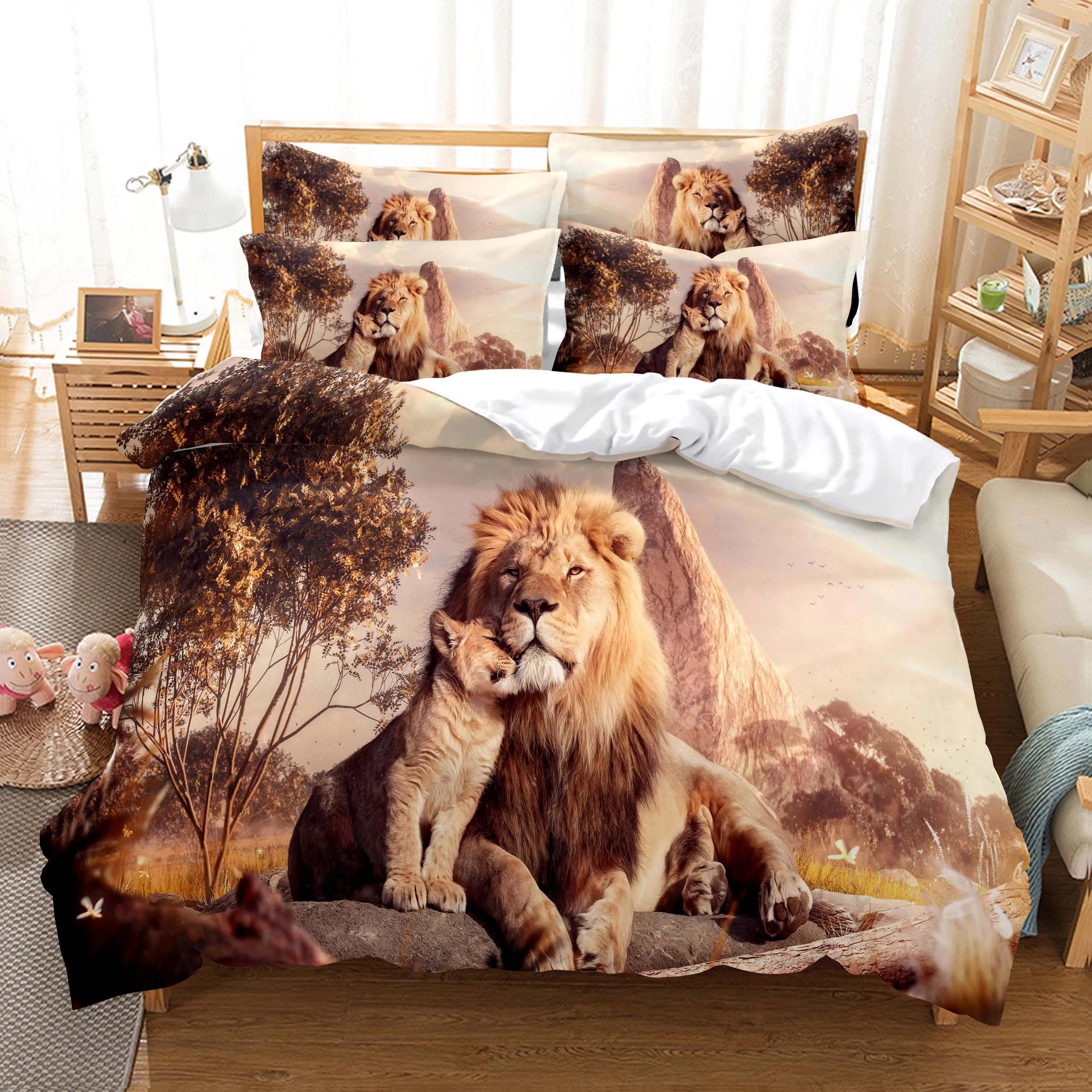 Comforter Dropship Lion Tiger Pattern s Kidstwin Full Queen King Bedroom Set Home Textile Housse De Couette 100% Hot Comforter (quilt)-EU Single(135*200cm)3pcs
Comforter Dropship Lion Tiger Pattern s Kidstwin Full Queen King Bedroom Set Home Textile Housse De Couette 100% Hot Comforter (quilt)-EU Single(135*200cm)3pcs