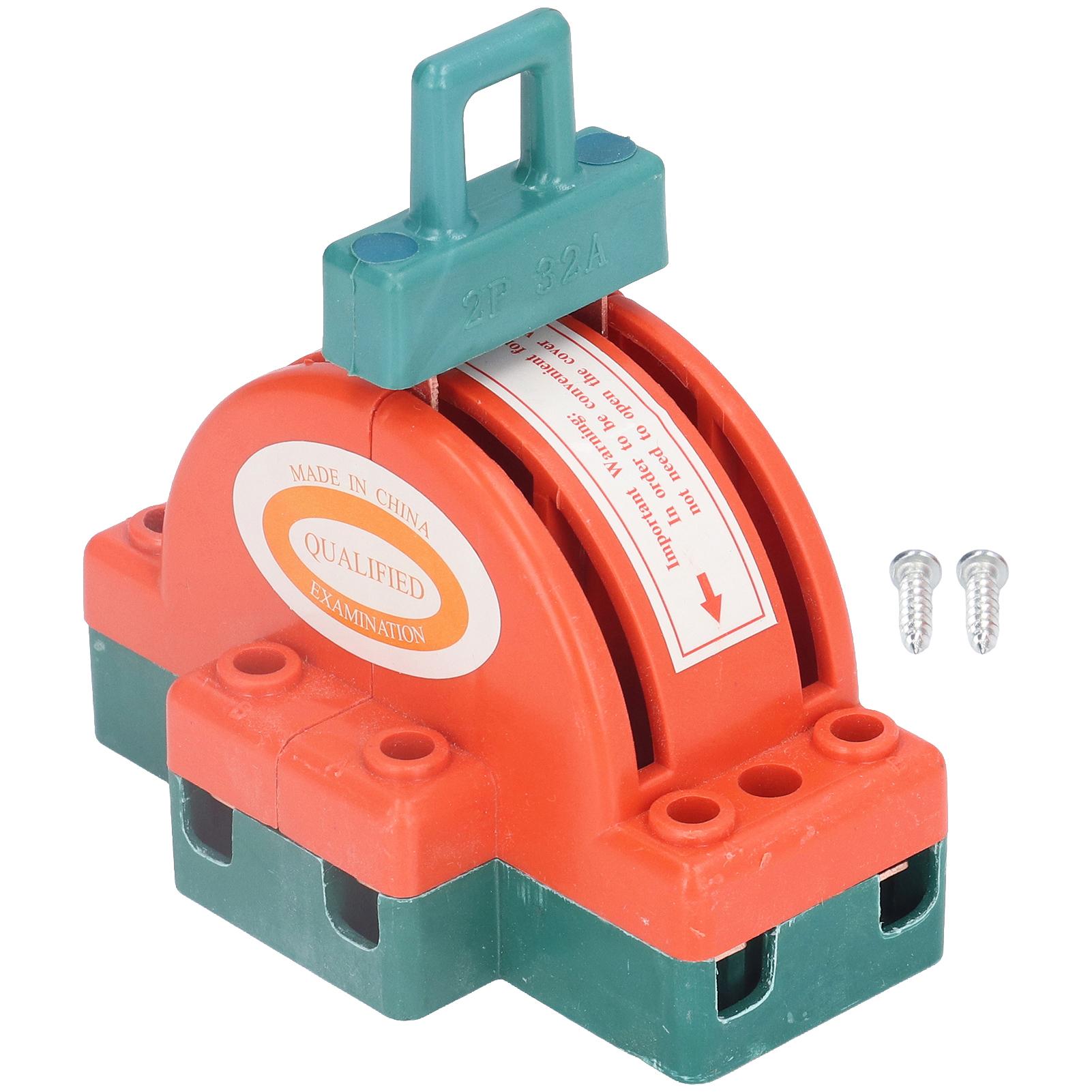 Knife Switch 32A 2 Pole Double Throw Firm Connection Strong Performance Home Appliances Knife Switch
Knife Switch 32A 2 Pole Double Throw Firm Connection Strong Performance Home Appliances Knife Switch