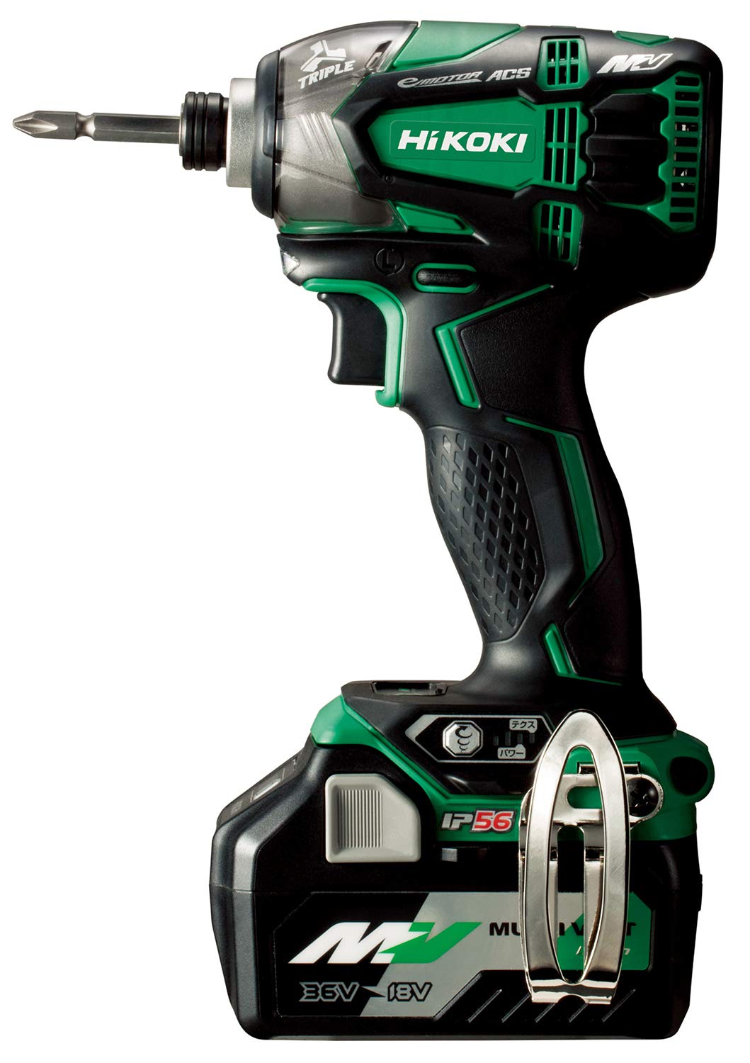HiKOKI Cordless Impact Driver 36V MultiVolt Aggressive Green WH36DA(2XP)
HiKOKI Cordless Impact Driver 36V MultiVolt Aggressive Green WH36DA(2XP)