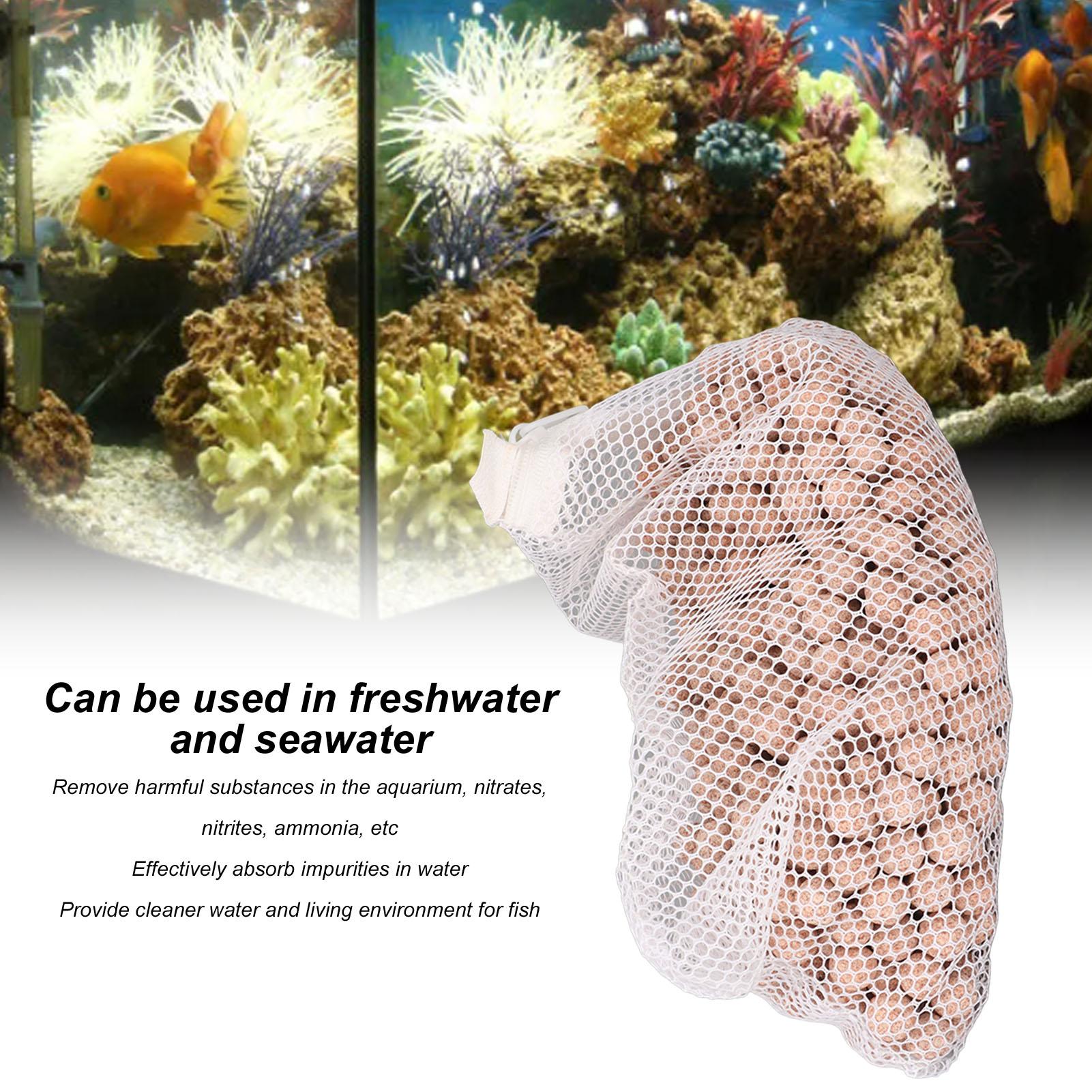 Bio Filter Safe Water Purifying Aquarium Filter Media for Fish Freshwater Seawater 800g
Bio Filter Safe Water Purifying Aquarium Filter Media for Fish Freshwater Seawater 800g
