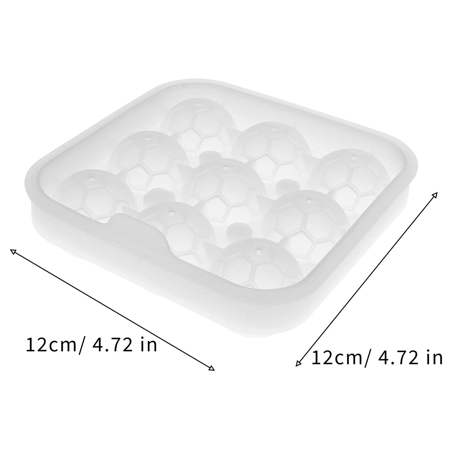 1/2pcs Soccer Ball Ice Cube Tray Mold with Cover Silicone Football Shape Ice Mold Gadgets Reusable Ice Ball Maker Cocktail Tool білий
1/2pcs Soccer Ball Ice Cube Tray Mold with Cover Silicone Football Shape Ice Mold Gadgets Reusable Ice Ball Maker Cocktail Tool білий