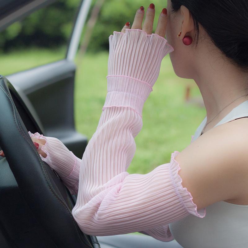 Women s Summer UV Protection Arm Sleeves - Fingerless Lace Mesh Sun Sleeves Breathable Thin Arm Covers one size розовый
Women s Summer UV Protection Arm Sleeves - Fingerless Lace Mesh Sun Sleeves Breathable Thin Arm Covers one size розовый