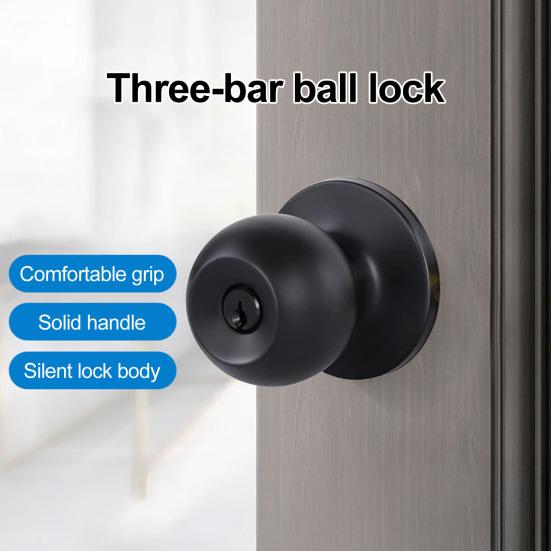 Yousheng Stainless Steel Door Knob Indoor Home Office Bedroom Bathroom Silent Privacy Door Lock Matte Black Interior Door Handle Replacement Small
Yousheng Stainless Steel Door Knob Indoor Home Office Bedroom Bathroom Silent Privacy Door Lock Matte Black Interior Door Handle Replacement Small
