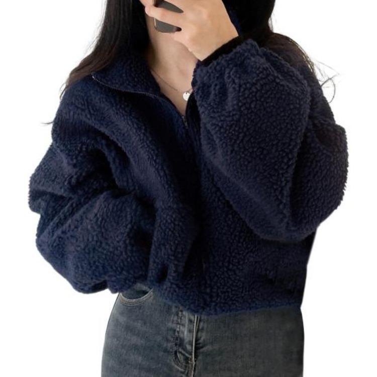 Winter Warm Windproof Jacket for Women Thick Fleece Stand Collar Zipper Closure Long Sleeves Outdoor Winter Coat M темно-синий
Winter Warm Windproof Jacket for Women Thick Fleece Stand Collar Zipper Closure Long Sleeves Outdoor Winter Coat M темно-синий