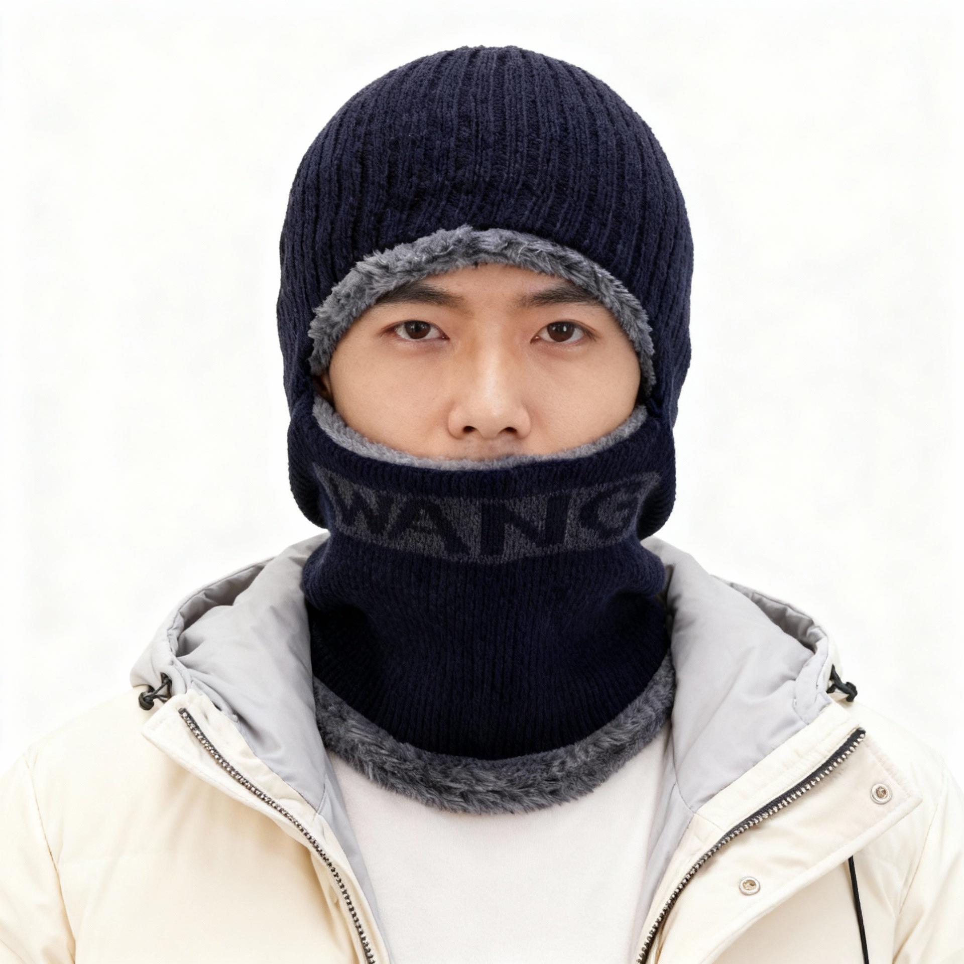 Унисекс зимняя вязаная шапка с плюшевым шарфом: Плотный, теплый, защищающий от холода, двухкомпонентный комбинезон для езды на велосипеде. Letter-style one-piece hat темно-синий
Унисекс зимняя вязаная шапка с плюшевым шарфом: Плотный, теплый, защищающий от холода, двухкомпонентный комбинезон для езды на велосипеде. Letter-style one-piece hat темно-синий