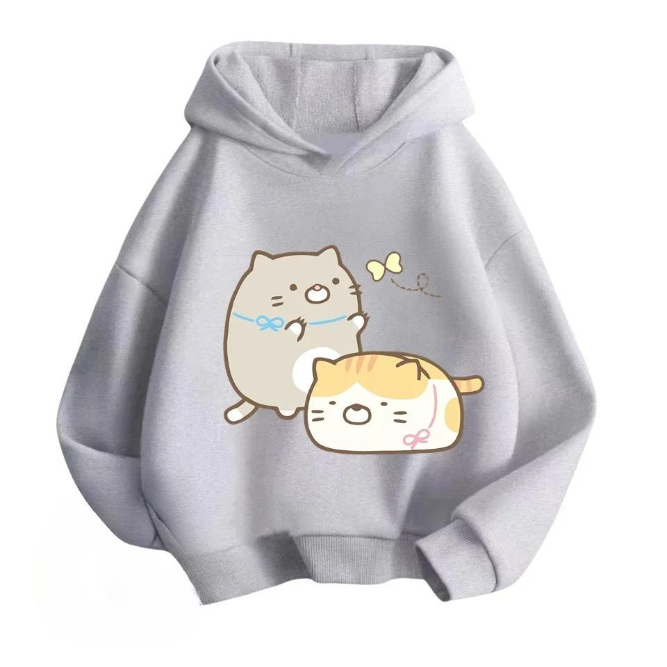 Милые мультяшные кошки Модные детские толстовки с капюшоном Мальчик Девочка Осень Зима Повседневная уличная одежда Свободная Теплая Спортивная одежда 100
Милые мультяшные кошки Модные детские толстовки с капюшоном Мальчик Девочка Осень Зима Повседневная уличная одежда Свободная Теплая Спортивная одежда 100