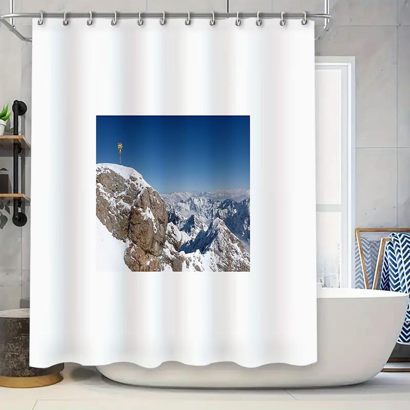 Mountain Landscape Shower Curtain Scenic Nature Forest Backdrop Bathroom Decor Rug Waterproof Home Textile Wall Hanging W60H190(CM)-1 Pcs
Mountain Landscape Shower Curtain Scenic Nature Forest Backdrop Bathroom Decor Rug Waterproof Home Textile Wall Hanging W60H190(CM)-1 Pcs