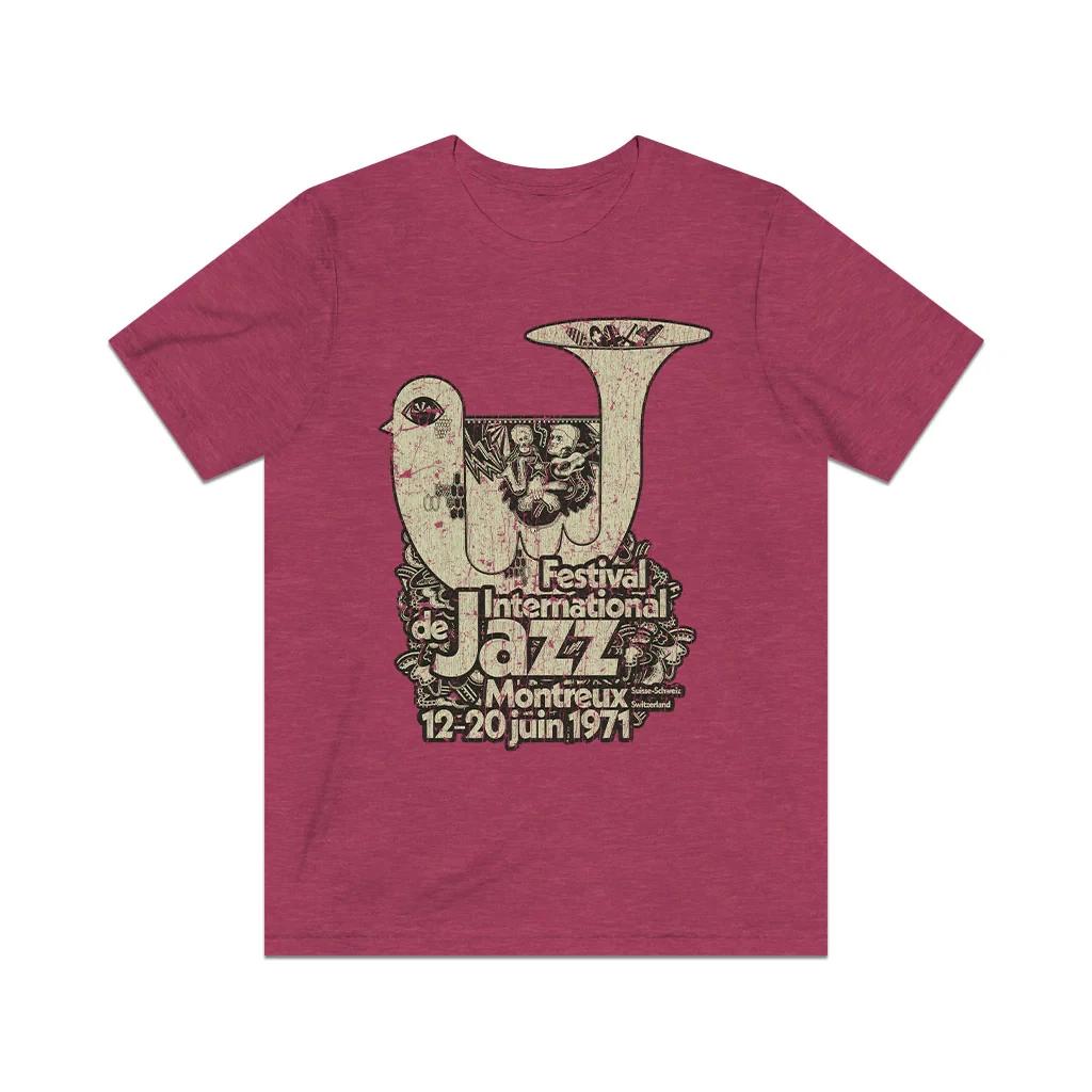 Festival International de Jazz Montreux 1971 Vintage Men s T shirt S
Festival International de Jazz Montreux 1971 Vintage Men s T shirt S