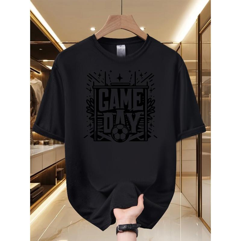 Men s Graphic T-shirt - Game Day Soccer Theme, Soft and Breathable, Bold Print Design, Crew Neck, Short Sleeve Summer T-shirt, Sport T-shirt. 4XL
Men s Graphic T-shirt - Game Day Soccer Theme, Soft and Breathable, Bold Print Design, Crew Neck, Short Sleeve Summer T-shirt, Sport T-shirt. 4XL