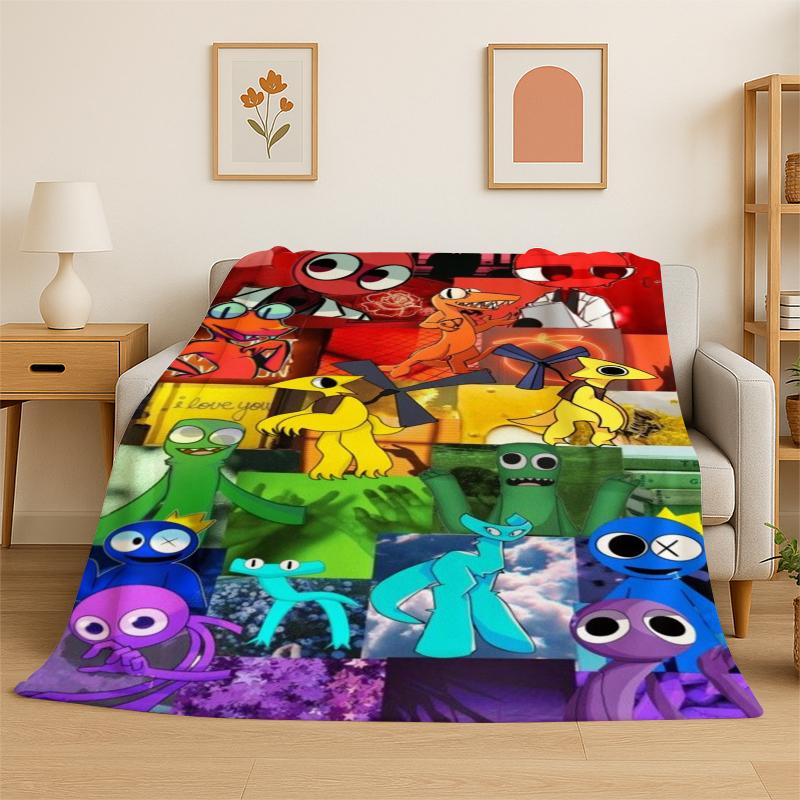 3D R-Rainbows Friends Cartoon Game Flannel Blanket Soft Warm Throw Blanket for Bedroom Living Room Bed Travel Camping Picnic 75x90cm
3D R-Rainbows Friends Cartoon Game Flannel Blanket Soft Warm Throw Blanket for Bedroom Living Room Bed Travel Camping Picnic 75x90cm