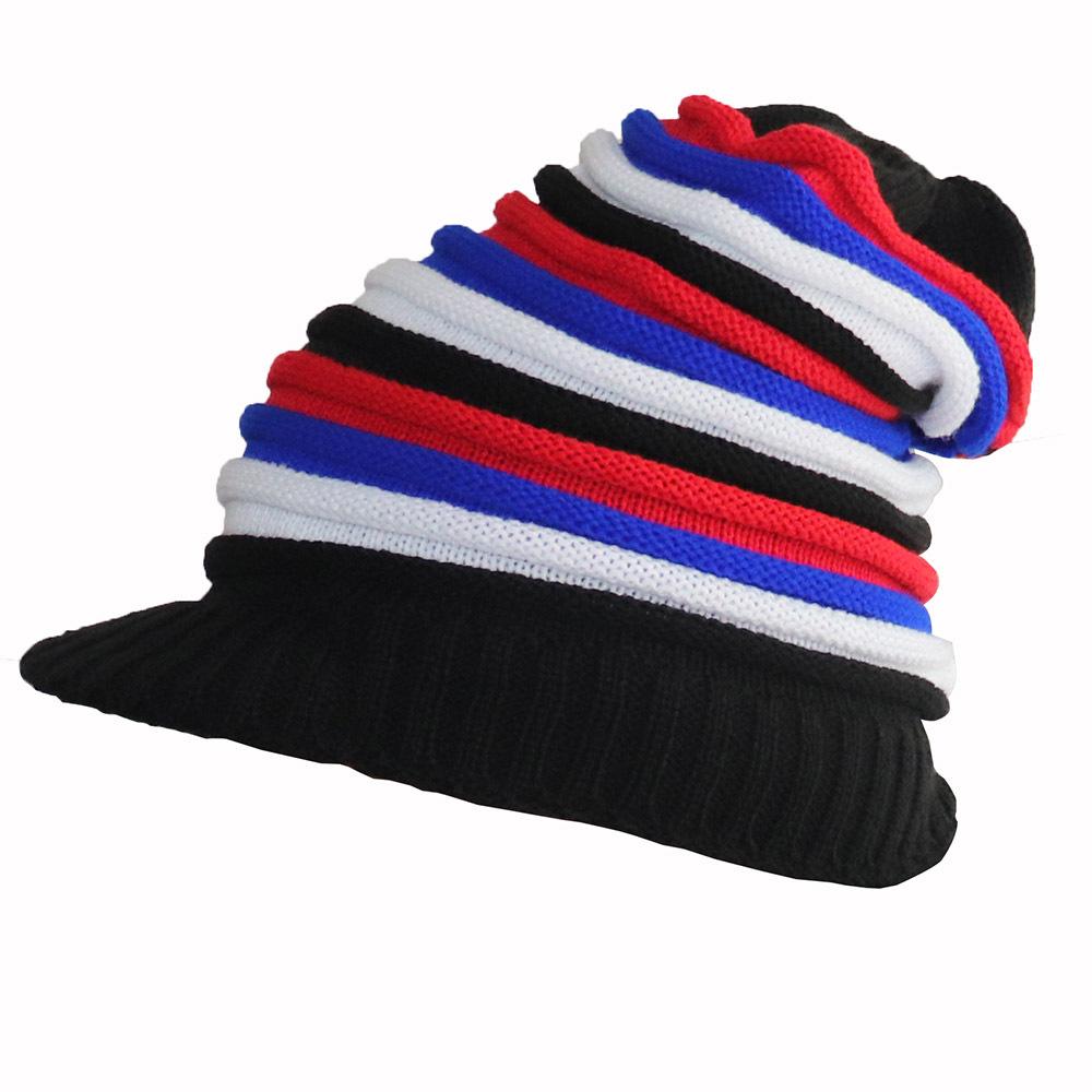 Popular warm Jamaican reggae beanie with brim, colorful striped long rainbow knitted pullover hat Adjustable синій
Popular warm Jamaican reggae beanie with brim, colorful striped long rainbow knitted pullover hat Adjustable синій