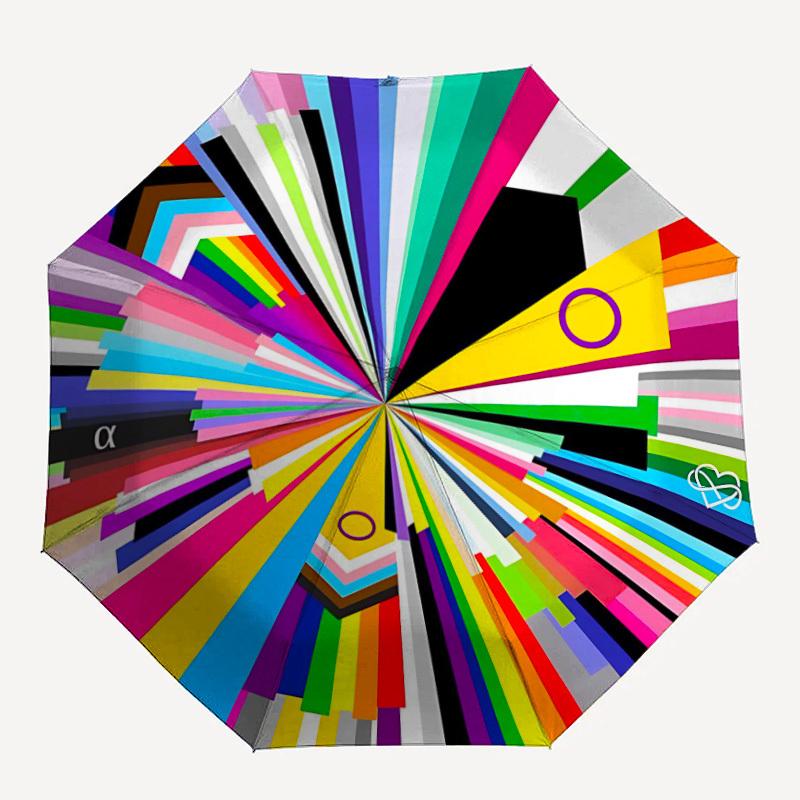 1pc Color Wheel Automatic Folding Umbrella - Compact 8-Rib Design, Durable Plastic & Iron, Lightweight for Outdoor Daily Use052
1pc Color Wheel Automatic Folding Umbrella - Compact 8-Rib Design, Durable Plastic & Iron, Lightweight for Outdoor Daily Use052