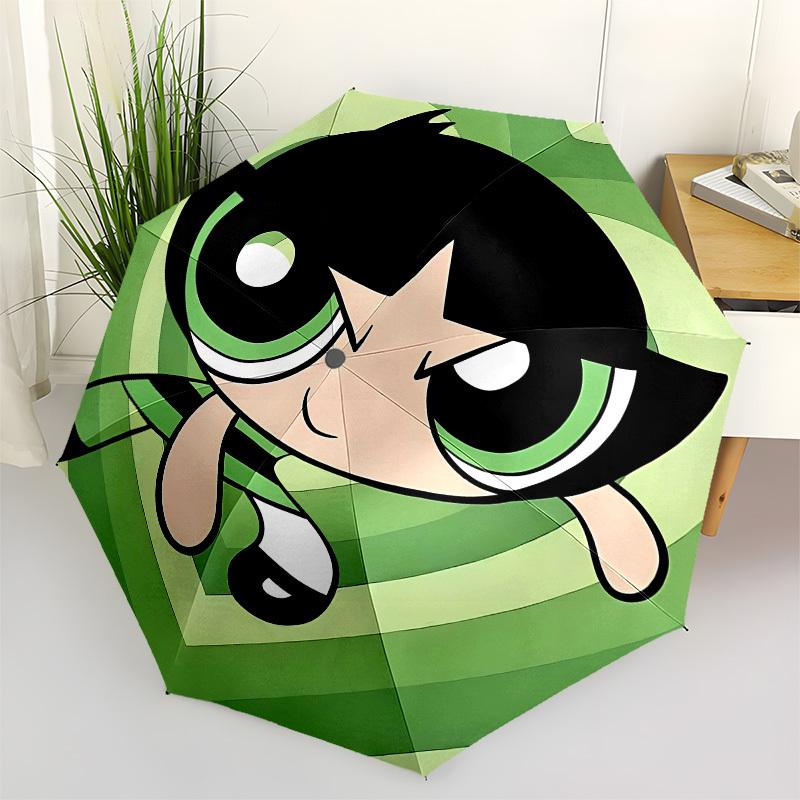 Powerpuff Girls, Buttercup- Automatic Opening and Closing, 8-rib Structure Portable Umbrella, Suitable for Men and Women in All Seasons - Pe
Powerpuff Girls, Buttercup- Automatic Opening and Closing, 8-rib Structure Portable Umbrella, Suitable for Men and Women in All Seasons - Pe
