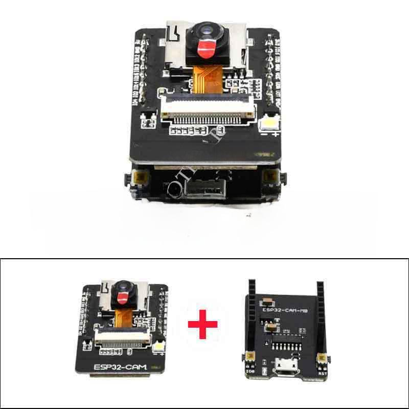 ESP32-CAM: Плата розробки WiFi та Bluetooth з камерою OV2640. 
ESP32-CAM: Плата розробки WiFi та Bluetooth з камерою OV2640.