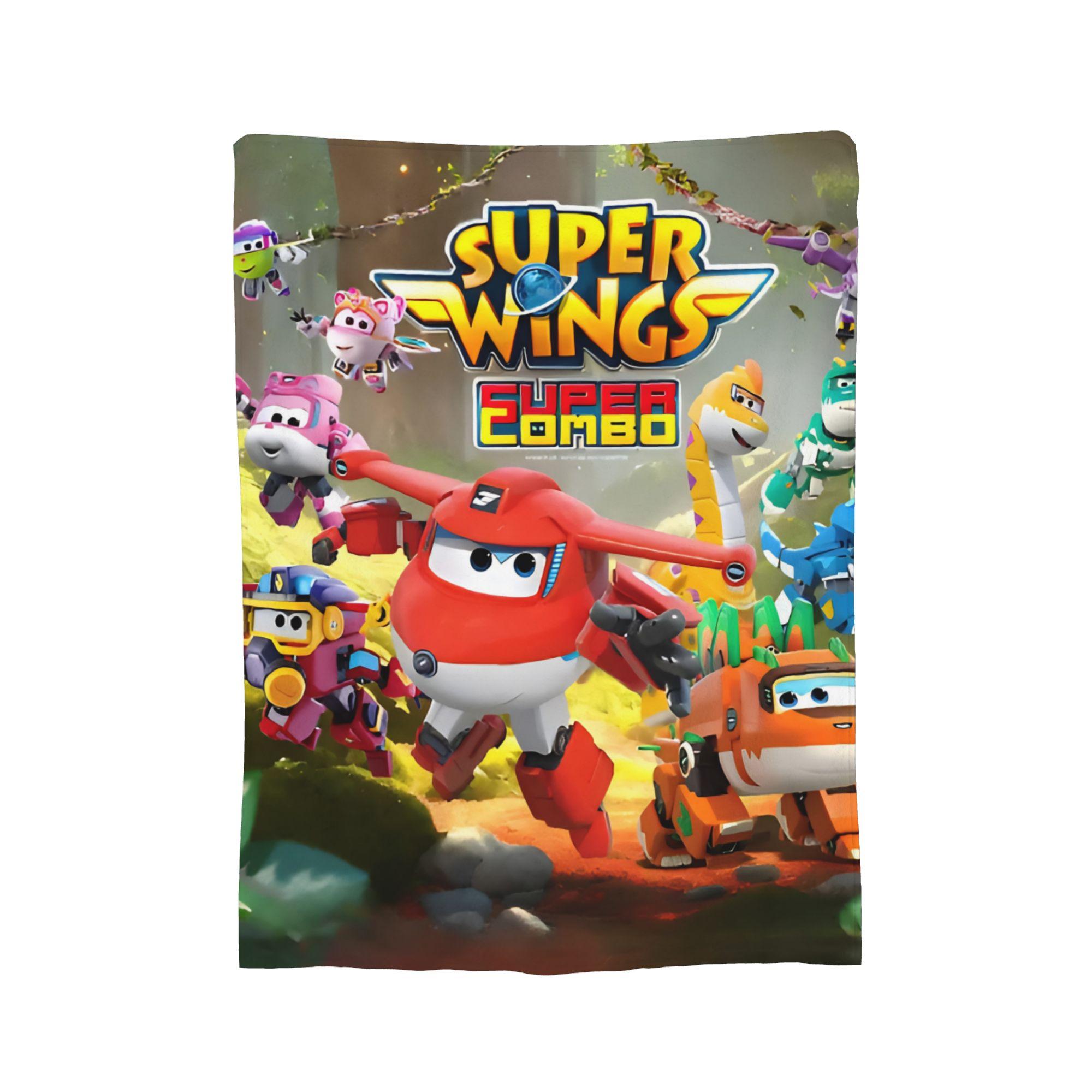 Super Wings Car Robot Blankets Cartoon Fleece Throw Blanket Bed Sofa Portable Soft Warm Bedsprea, 150x200cm
Super Wings Car Robot Blankets Cartoon Fleece Throw Blanket Bed Sofa Portable Soft Warm Bedsprea, 150x200cm
