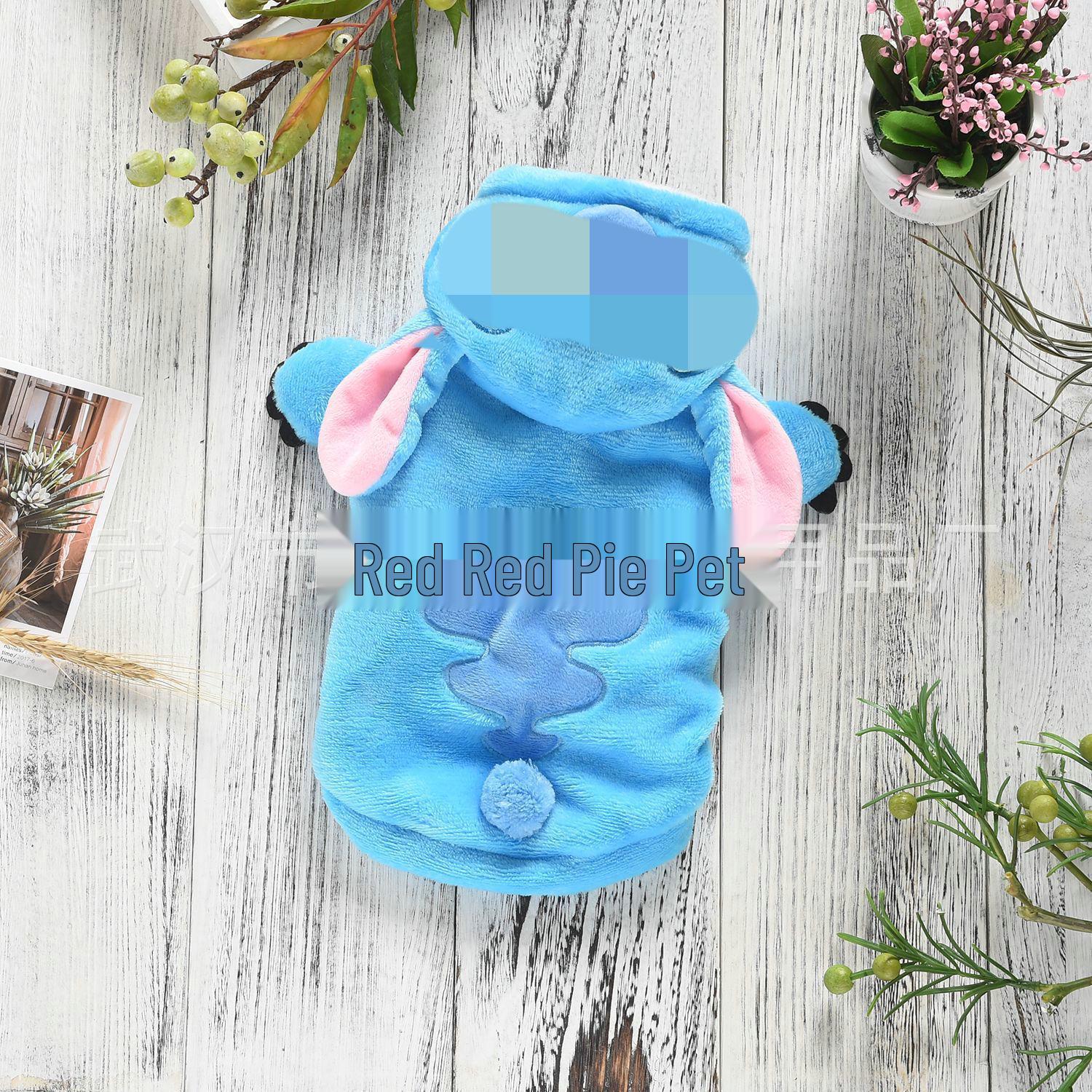 Stitch Transformation Winter Flannel Pet Costume - Cute Two-Legged Dog Outfit XS синий
Stitch Transformation Winter Flannel Pet Costume - Cute Two-Legged Dog Outfit XS синий