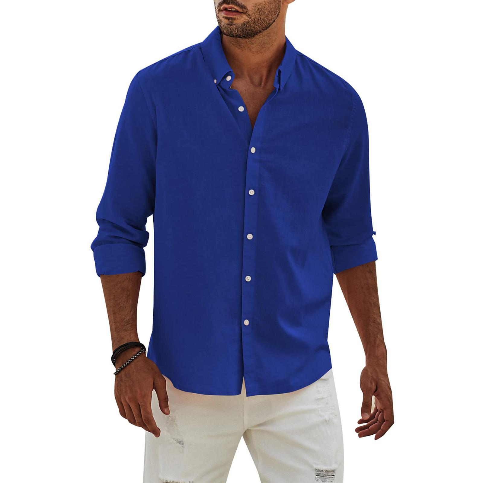 Men s Fashion Long Sleeve Colour Casual T Shirt Button Regular Fit Shirt Top L
Men s Fashion Long Sleeve Colour Casual T Shirt Button Regular Fit Shirt Top L
