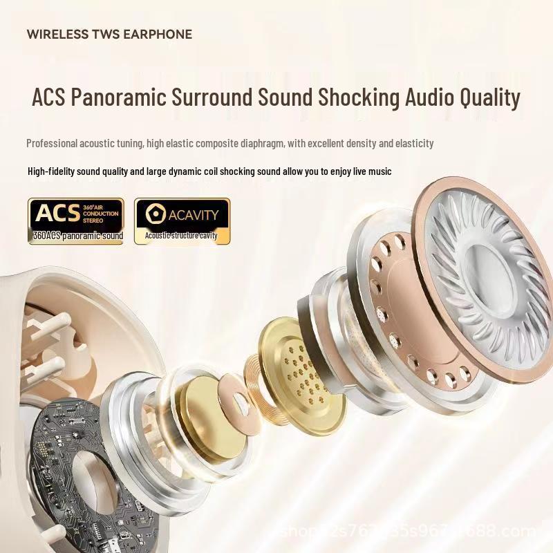 Bluetooth Clip-On Earbuds with Voice Control, Long Battery Life, and Alloy Shell for Comfortable Wear White
Bluetooth Clip-On Earbuds with Voice Control, Long Battery Life, and Alloy Shell for Comfortable Wear White