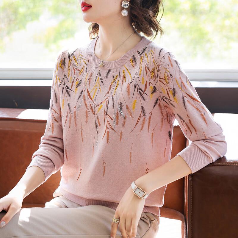 BAOLIANDUO Women s Knit Round Neck Long Sleeve Top L
BAOLIANDUO Women s Knit Round Neck Long Sleeve Top L