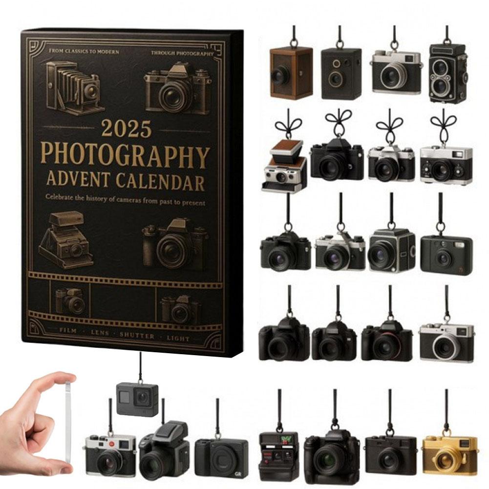 NEW Photography Christmas Advent Calendar With 24 2D Flat Retro Camera Ornaments Holiday Countdown Calendar Xmas Surprise Gift
NEW Photography Christmas Advent Calendar With 24 2D Flat Retro Camera Ornaments Holiday Countdown Calendar Xmas Surprise Gift