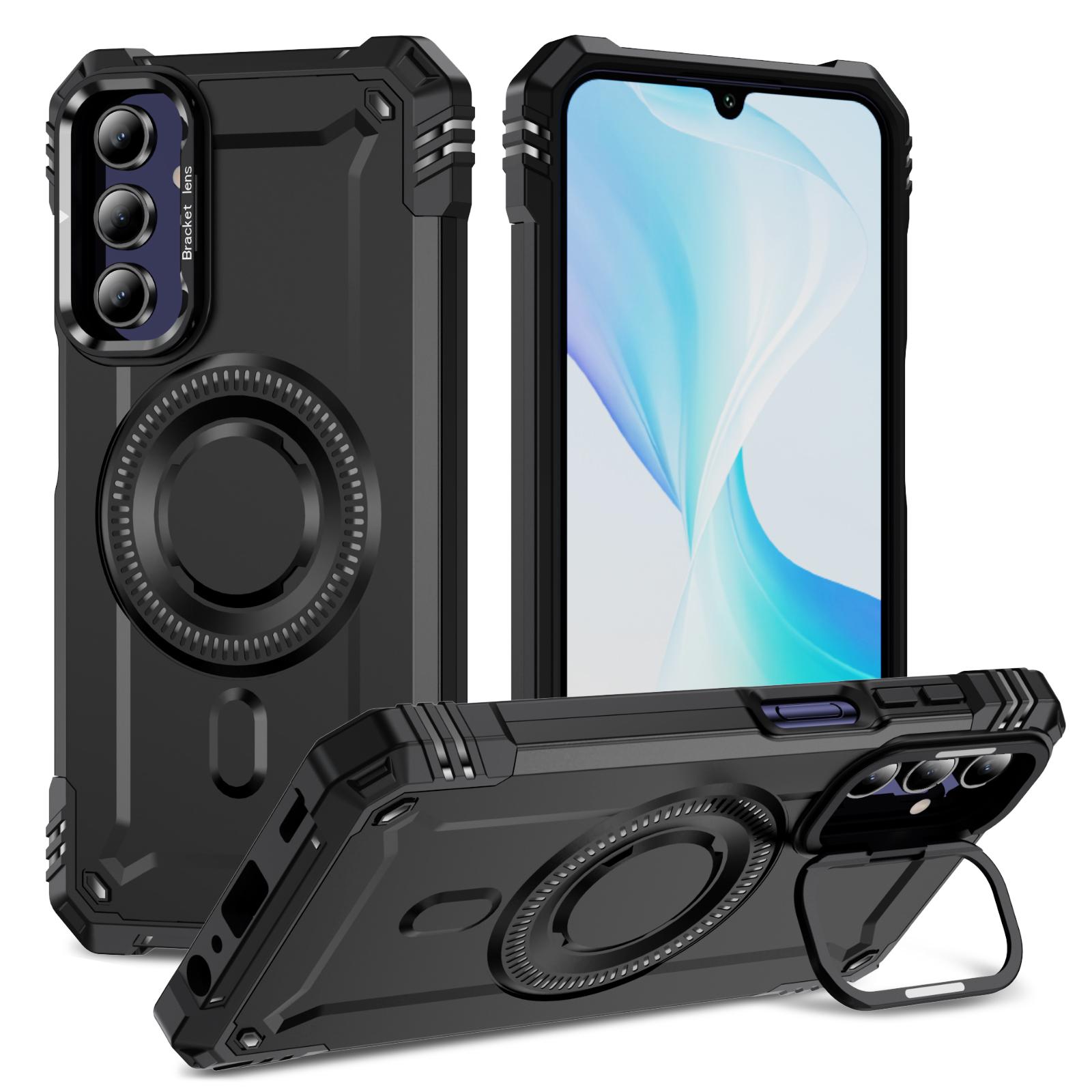 Для Samsung Galaxy A15 4G/5G Магнітний чохол Об єктив Підставка PC+TPU Протиударний чохол для телефону Black
Для Samsung Galaxy A15 4G/5G Магнітний чохол Об єктив Підставка PC+TPU Протиударний чохол для телефону Black