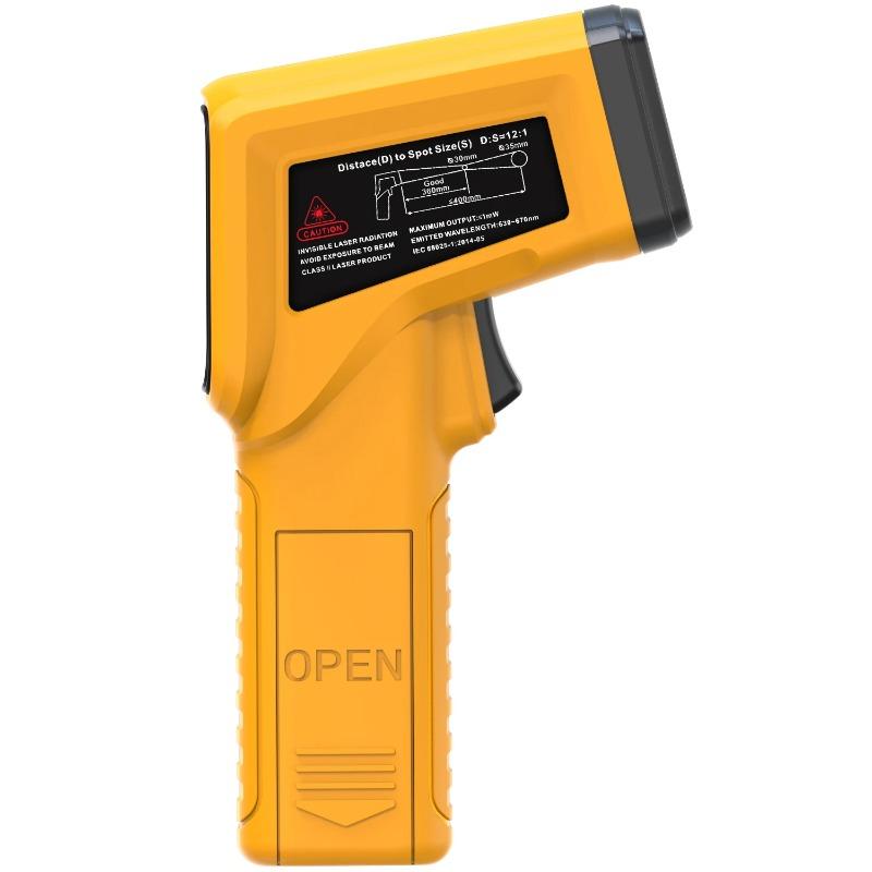 Professional Infrared Thermometer -50°C~530°C, Non-Contact Laser Pyrometer with 12:1 Distance Ratio, Digital IR-LCD Displa
Professional Infrared Thermometer -50°C~530°C, Non-Contact Laser Pyrometer with 12:1 Distance Ratio, Digital IR-LCD Displa