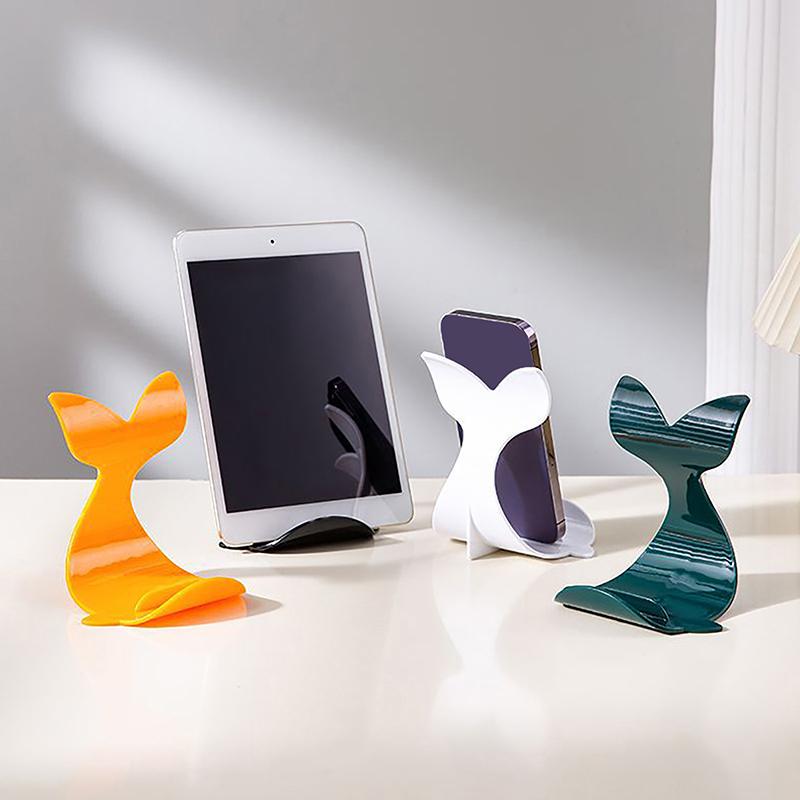 Simple Fish Tail Portable Mobile Phone Holder Multifunction Fixed Holder Home Supplies Drama-Chasing Stand For Lazy People 
Simple Fish Tail Portable Mobile Phone Holder Multifunction Fixed Holder Home Supplies Drama-Chasing Stand For Lazy People