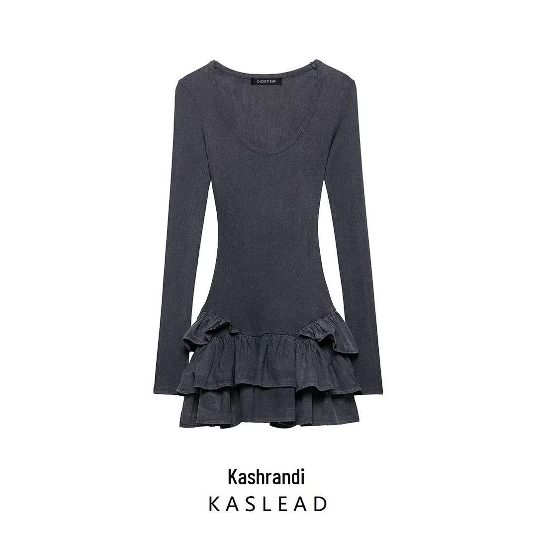 2025 Spring Women s European & American Layered Washed-Effect Fashion Dress Small темно-серого
2025 Spring Women s European & American Layered Washed-Effect Fashion Dress Small темно-серого