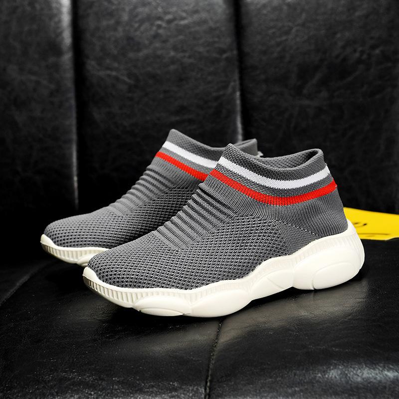 Четыре сезона Новые студенческие детские вязаные носки-обувь Мальчиковые эластичные спортивные повседневные туфли Обувь для малышей 37 серый
Четыре сезона Новые студенческие детские вязаные носки-обувь Мальчиковые эластичные спортивные повседневные туфли Обувь для малышей 37 серый