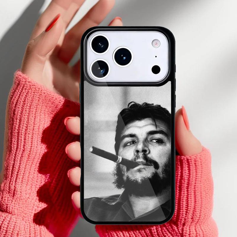 Che Guevara Cigarett soft Phone Case for iPhone 17 16 15 14 13 Pro Max Back Cover for 12 11 Pro Coque iPhone 12 Pro Max
Che Guevara Cigarett soft Phone Case for iPhone 17 16 15 14 13 Pro Max Back Cover for 12 11 Pro Coque iPhone 12 Pro Max