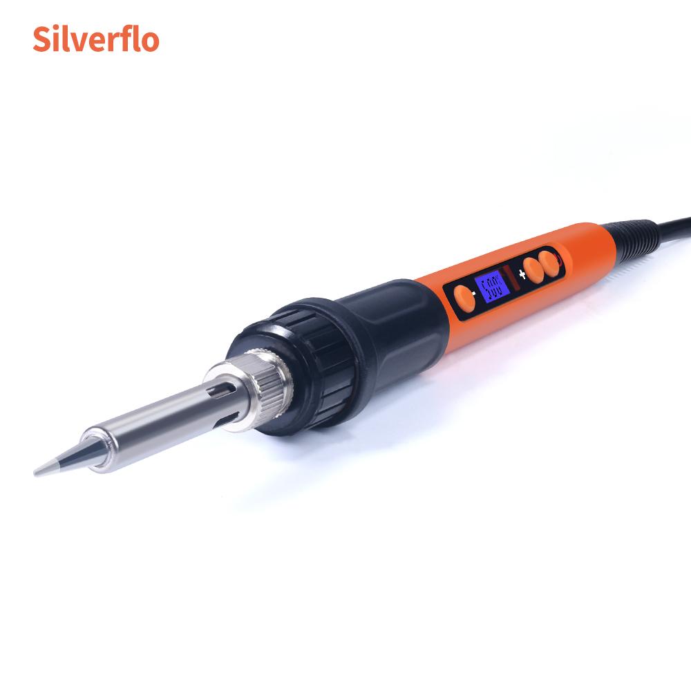 Silverflo Electric soldering iron Kit Set 100W LCD Digital Display Adjustable Temperature Soldering Iron 220V/110V Welding Tools EU
Silverflo Electric soldering iron Kit Set 100W LCD Digital Display Adjustable Temperature Soldering Iron 220V/110V Welding Tools EU