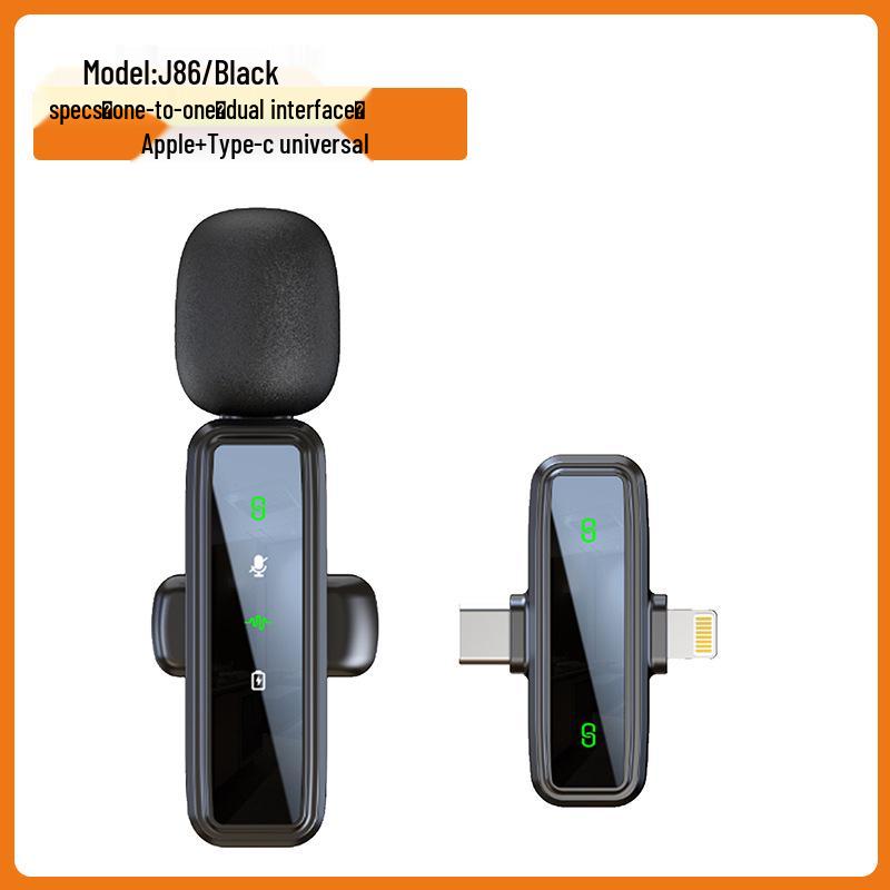 J86 Wireless Lavalier Mic: One-to-Two Universal for Phones, Cameras, and Speakers
J86 Wireless Lavalier Mic: One-to-Two Universal for Phones, Cameras, and Speakers
