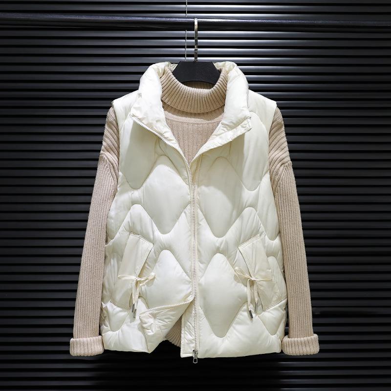 Vest women s outer wear autumn and winter new small rhombus short vest down cotton vest M
Vest women s outer wear autumn and winter new small rhombus short vest down cotton vest M