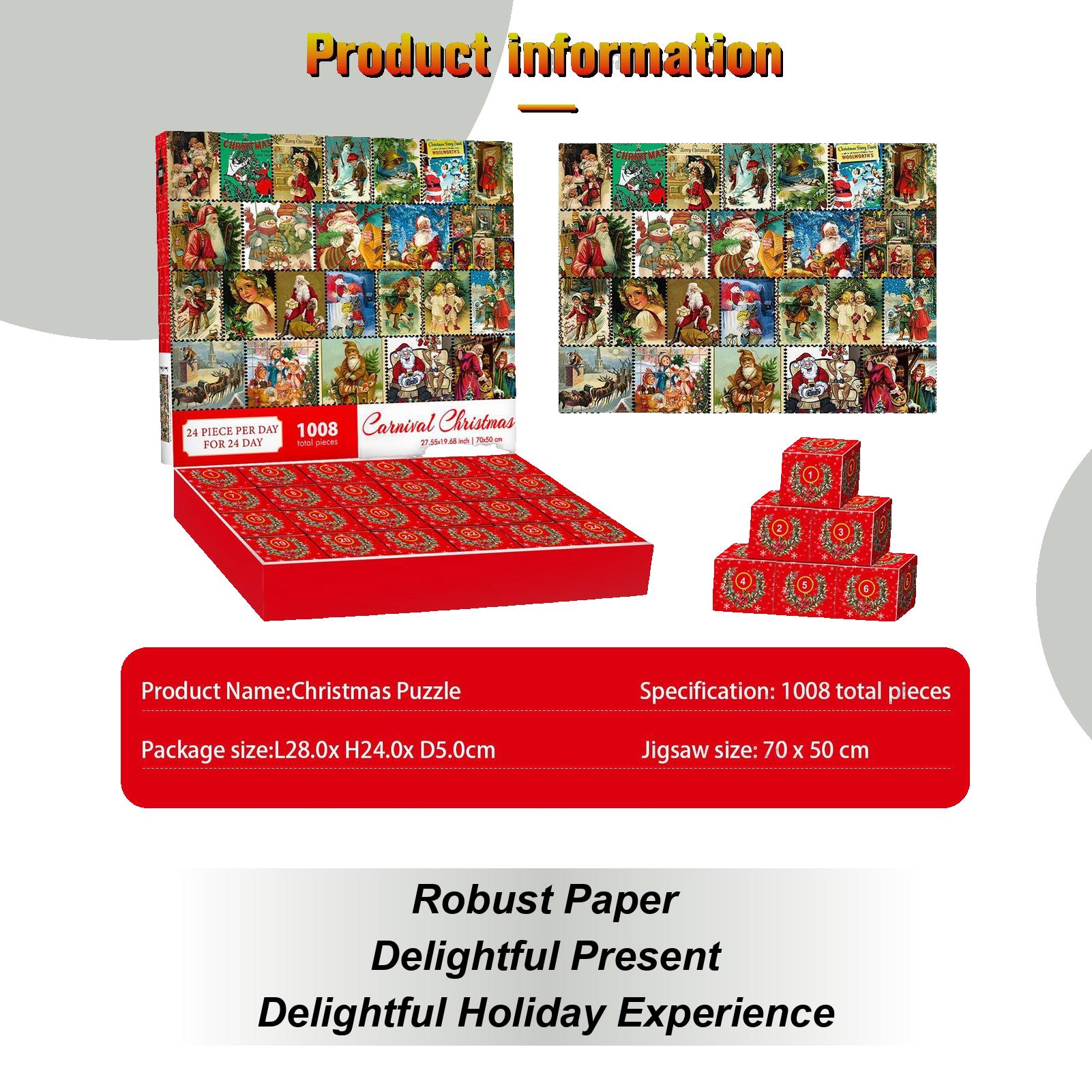 Christmas Advent Calendar Puzzle 2025 Countdown Calendar 24 Days Jigsaw Puzzle Countdown Calendar 1008PCS Game Countdown Puzzle S
Christmas Advent Calendar Puzzle 2025 Countdown Calendar 24 Days Jigsaw Puzzle Countdown Calendar 1008PCS Game Countdown Puzzle S