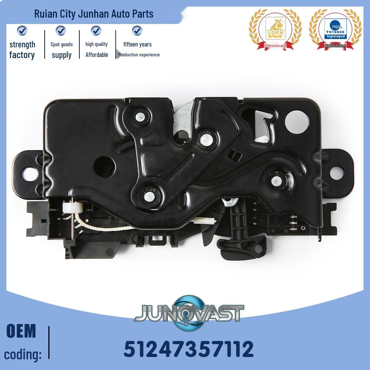BMW F48 Tailgate Central Lock: Part Numbers 51247357112, 51247441014, 51242700762 Tailgate Lock чорний
BMW F48 Tailgate Central Lock: Part Numbers 51247357112, 51247441014, 51242700762 Tailgate Lock чорний