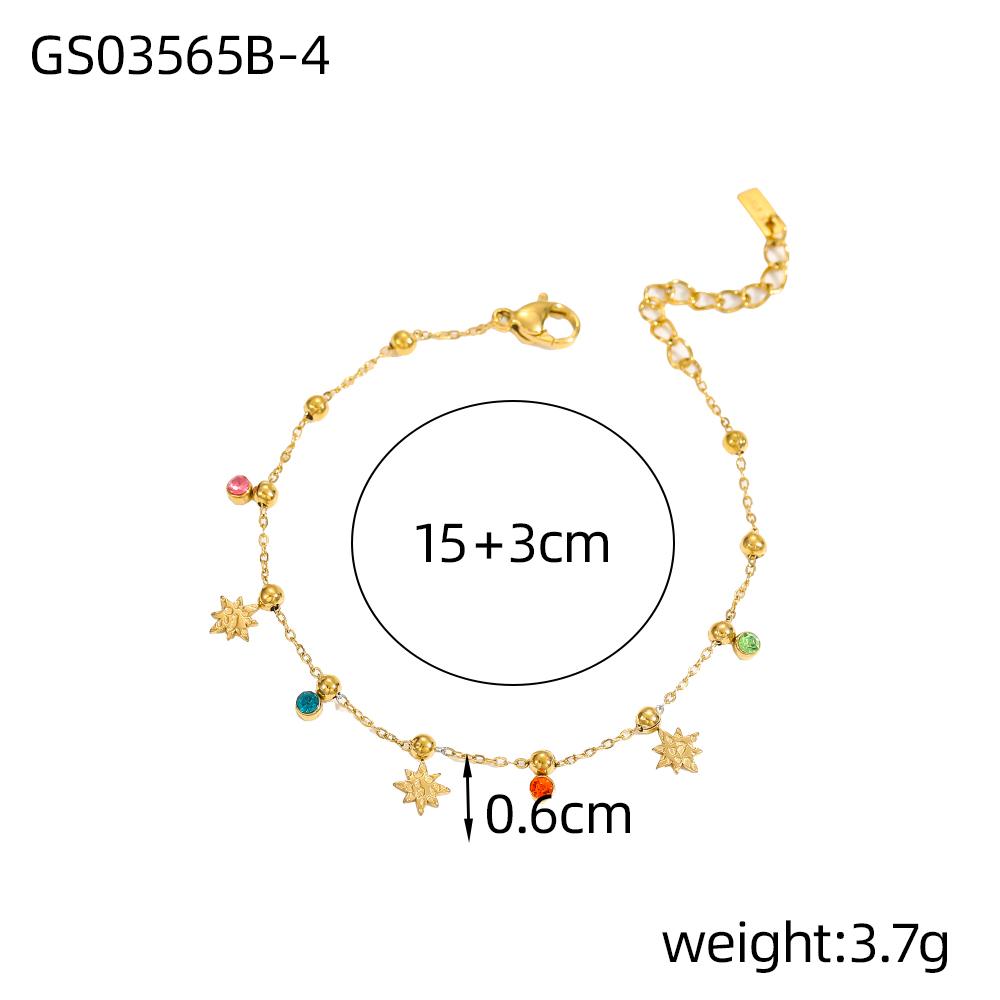 CARLIDANA Geometric Ball-Bead Chain Zircon Pendant Necklace Gold Plated Stainless Steel Star Round Colorful Necklaces Bracelet
CARLIDANA Geometric Ball-Bead Chain Zircon Pendant Necklace Gold Plated Stainless Steel Star Round Colorful Necklaces Bracelet