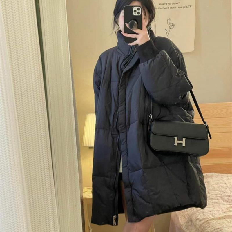 Новая пуховая одежда Женская зимняя Корейская версия Средние и длинные стеганые куртки Свободные повседневные Длинные стеганые куртки L чёрный
Новая пуховая одежда Женская зимняя Корейская версия Средние и длинные стеганые куртки Свободные повседневные Длинные стеганые куртки L чёрный