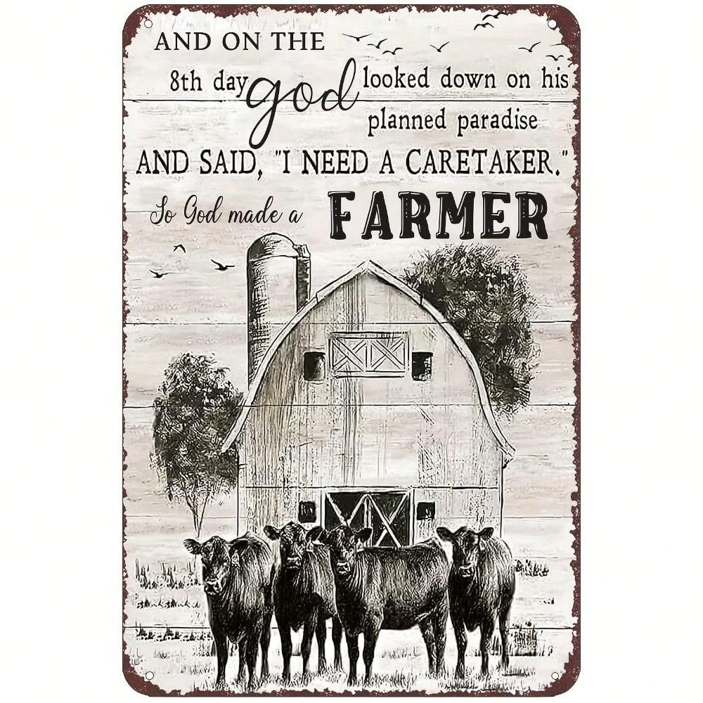 Metal Wall Art Farmhouse Vintage Sign Rustic Kitchen Bar Decoration 8x12 Inch
Metal Wall Art Farmhouse Vintage Sign Rustic Kitchen Bar Decoration 8x12 Inch