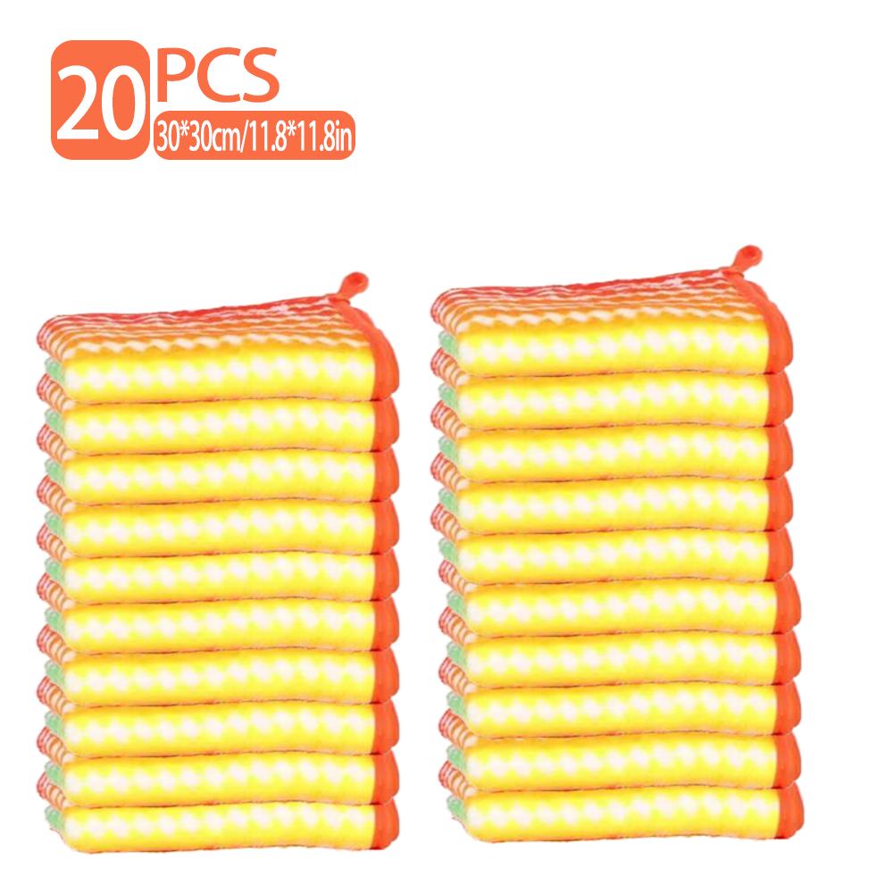 Неприлипающие кухонные салфетки из микрофибры, набор разных размеров 10pcs оранжевый
Неприлипающие кухонные салфетки из микрофибры, набор разных размеров 10pcs оранжевый