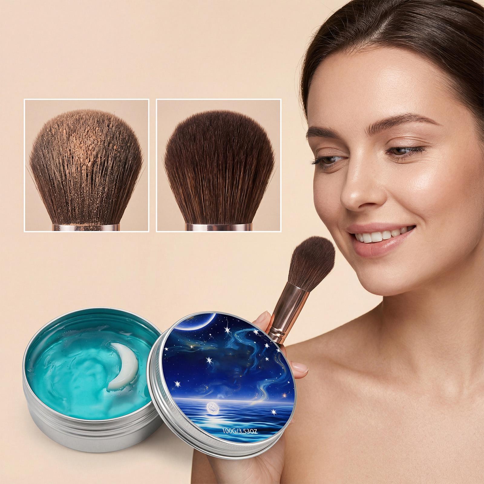 Makeup Brush Cleaning Soap Solid Bar for Deep Cleaning and Maintaining Makeup Brushes Suitable for Various Brush Types and Easy to Use One Size
Makeup Brush Cleaning Soap Solid Bar for Deep Cleaning and Maintaining Makeup Brushes Suitable for Various Brush Types and Easy to Use One Size