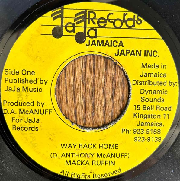 7inch Record MACKA RUFFIN - Way Back Home NONE JaJa Records Ja Jamaica Reggae, Ska & Dub Used
7inch Record MACKA RUFFIN - Way Back Home NONE JaJa Records Ja Jamaica Reggae, Ska & Dub Used