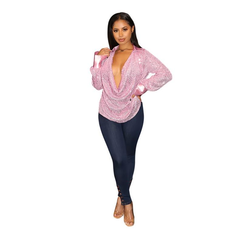 Женский летний топ с глубоким V-образным вырезом и длинными рукавами Design Sense Niche XXL золотой/розовый
Женский летний топ с глубоким V-образным вырезом и длинными рукавами Design Sense Niche XXL золотой/розовый