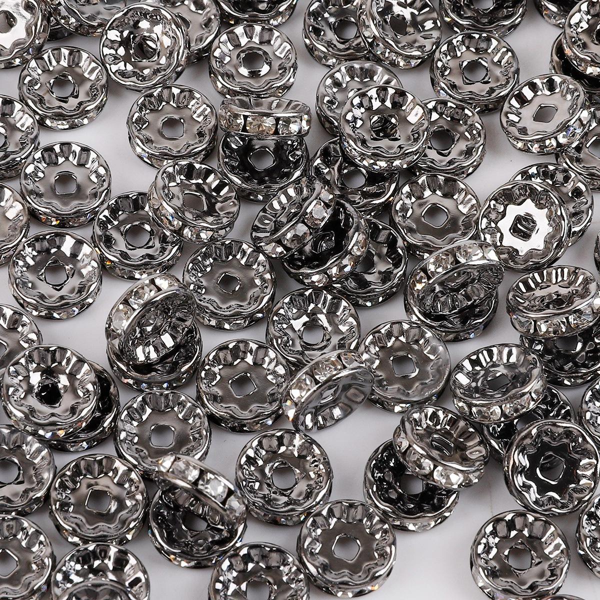 4/6/8/10 мм 50 шт./лот популярные инкрустированные цветные алмазные круговые сверла круглые разделительные бусины ювелирные аксессуары для изготовления ювелирных изделий браслет ювелирные аксессуары Gun Black White4mm
4/6/8/10 мм 50 шт./лот популярные инкрустированные цветные алмазные круговые сверла круглые разделительные бусины ювелирные аксессуары для изготовления ювелирных изделий браслет ювелирные аксессуары Gun Black White4mm